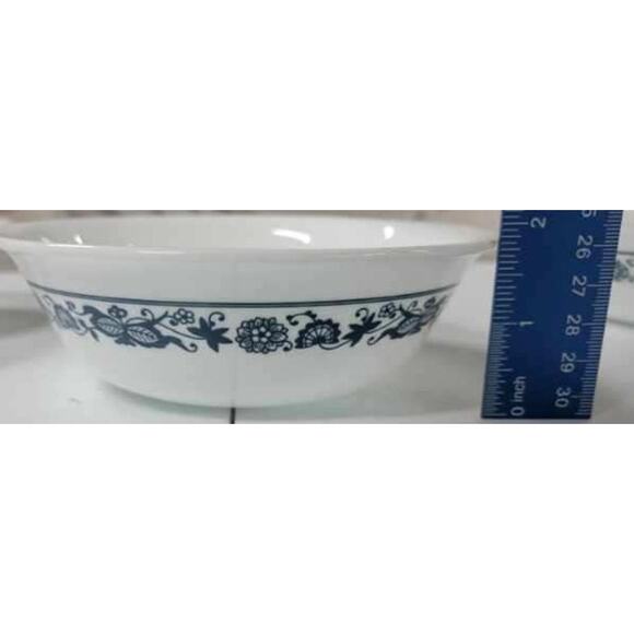 VTG Set 3 Corelle OLD TOWN BLUE ONION Cereal/Salad/Soup Bowls PYREX Corning - Picture 4 of 5